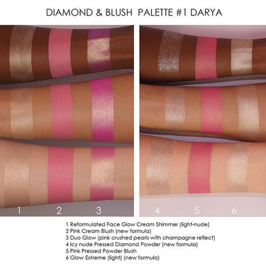 Natasha Denona Diamond & Blush Darya Face Palette
